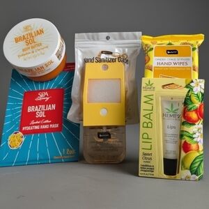 Hempz Sweet Citrus Lip Balm and Spa Essentials Bundle